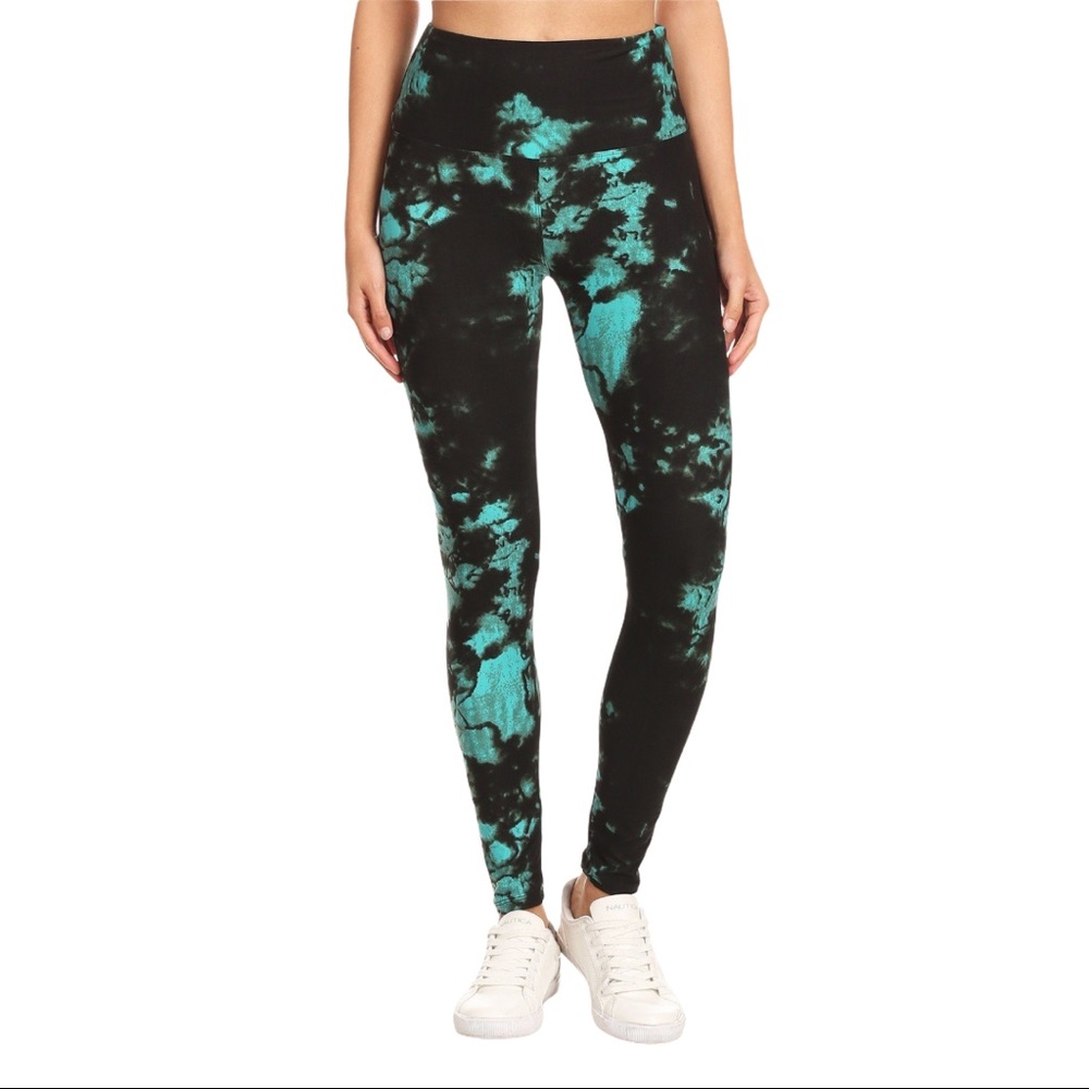 TIE DYE High Quality High Waisted Yoga Leggings - Picture 3 of 8